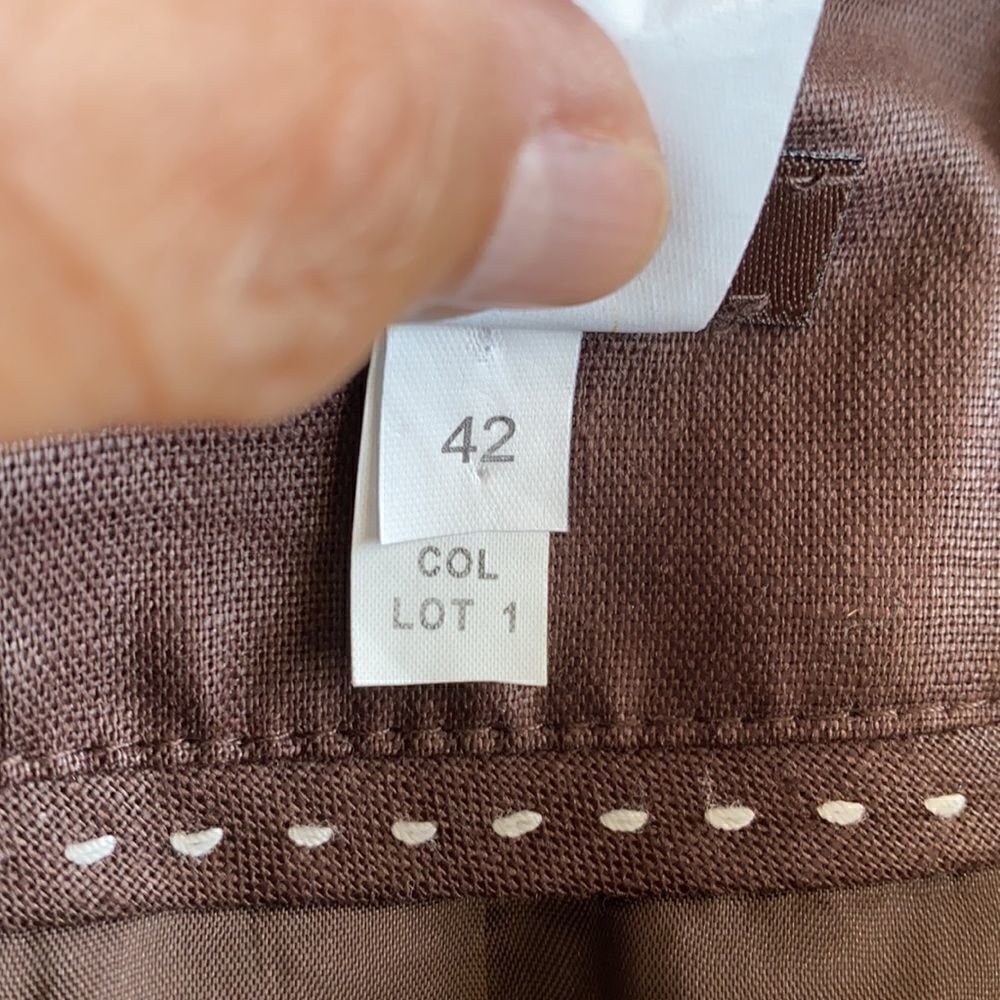 Vex Collection Brown Cotton Light Jacket/Top - Picture 13 of 13